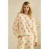 Polka Dot Crewneck Sweatshirt - Greige Goods