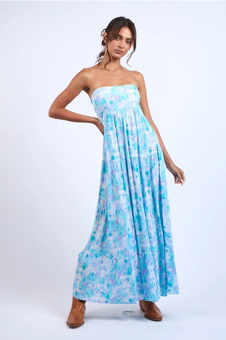 Watercolor Floral Maxi