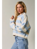 Blue Skies Striped Cardigan
