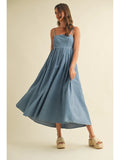 Denim Midi Dress