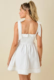 Stretch Denim Mini Dress - Greige Goods