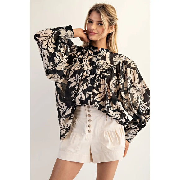Floral Printed Blouse