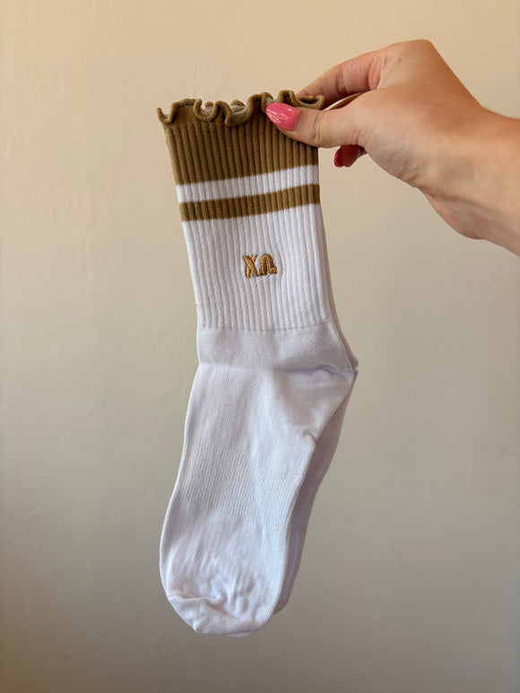 Neutrals Sorority Socks