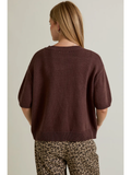 Short Sleeve Sweater Cardigan