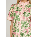 Printed Mini Dress - Greige Goods