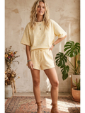 Polka Dot Top and Shorts Set - Greige Goods