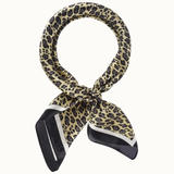 So Silky Satin Neckerchief Scarf, Versatile - Greige Goods
