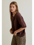 Short Sleeve Sweater Cardigan