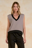 The Uptown Contrast Vest