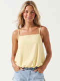 Bubble Cami Top - Greige Goods