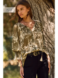 Plus Floral Printed Blouse