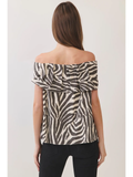All Tied Up Zebra Top