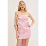 Back Bow Body-con Mini Dress