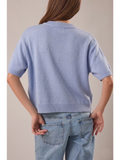 Short Sleeve Sweater Cardigan