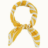 Chic Neckerchief Scarf, Versatile, 70 X 70cm - Greige Goods