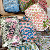 Quilted Print Make-up Bag
