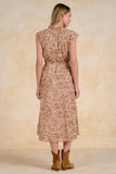Autumn Bloom Midi Dress