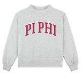 Sorority Embroidered Mockneck - Greige Goods