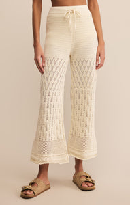 Adia Crochet Pant - Greige Goods