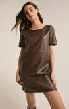 London Faux Leather Dress