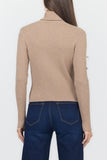 Arlen Long Sleeve High Neck Top