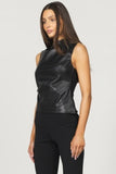 Shaunee Leather Top