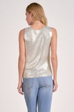 Metallic Crewneck Sweater