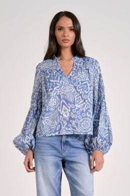 Bubble Sleeve Blouse