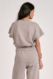 Cap Sleeve V-Neck Top - Greige Goods