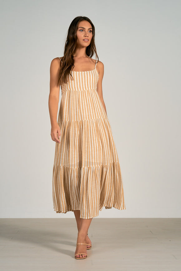 Curry Stripe Maxi - Greige Goods