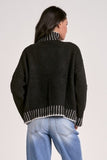 Stripe neck Sweater