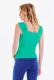 Naila Square Neck Top - Greige Goods