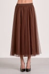 Tulle Midi Skirt