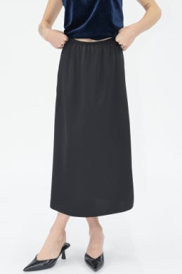 Liya Satin Midi Skirt