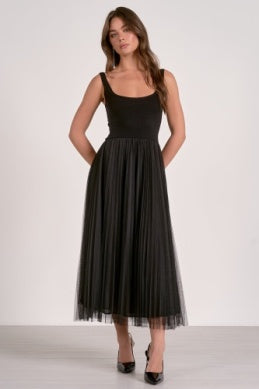 Tulle Midi Skirt Dress