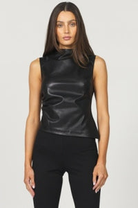 Shaunee Leather Top