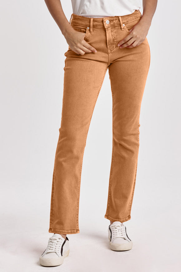 Blaire Apricot Straight Jeans - Greige Goods