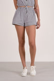 Smocked Shorts - Greige Goods