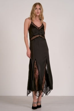 Maxi Slip Lace Dress