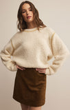 Romnie Whipstitch Sweater - Greige Goods