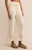 Adia Crochet Pant - Greige Goods