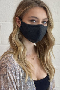 Solid Cotton Face Mask - Greige Goods
