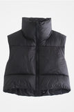 Full Zipper Puffer Vest - Greige Goods