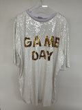 OS Game Day Sequin Mini Dress - Greige Goods