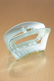 Iridescent Oval Claw Clip - Greige Goods