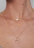 Opal Moon Necklace - Greige Goods