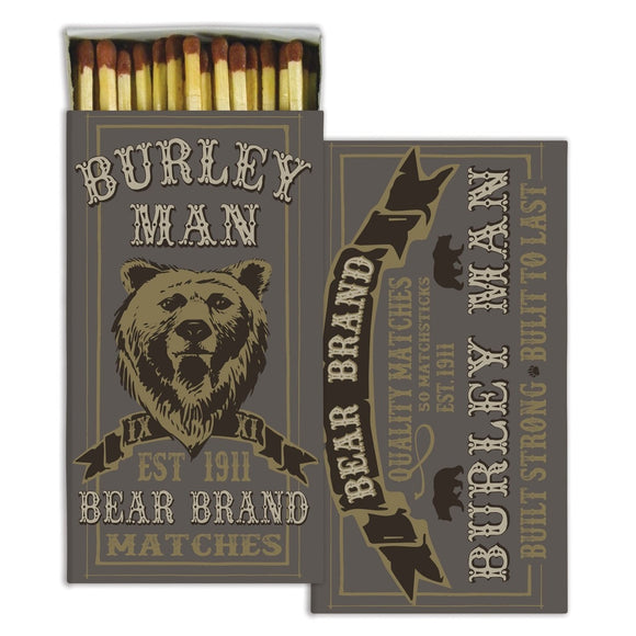 Burley Man Matches - Greige Goods