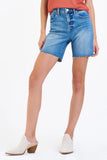 Ruthie Super High Rise Shorts - Greige Goods