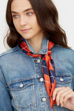 Argyle Star Print Fashion Scarf - Greige Goods