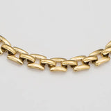 Squared Chain Necklace - Greige Goods